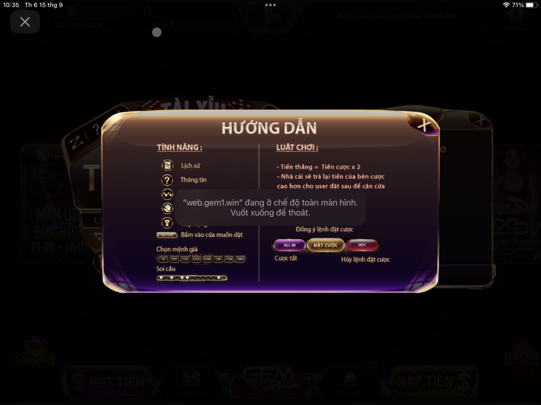 Luật chơi Tài xỉu hấp dẫn